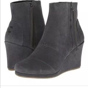 Toms Shoes Desert boot wedge women w/high heel